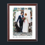 Bride and Groom Wedding Photo Plaque<br><div class="desc">Bride and Groom Wedding Photo Plaque</div>