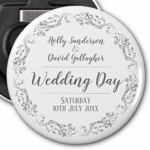 Bride and Groom Wedding Reception Bottle Opener