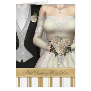 Bride and Groom (white) Wedding