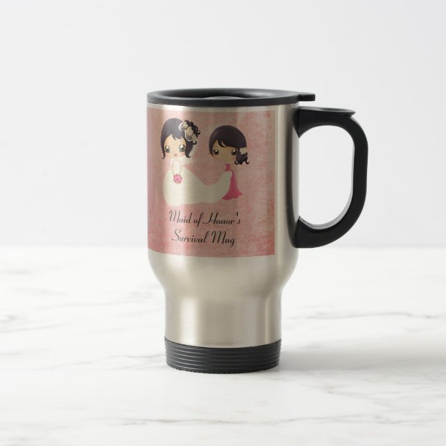 Bride and Maid of Honour Travel Mug (Right)