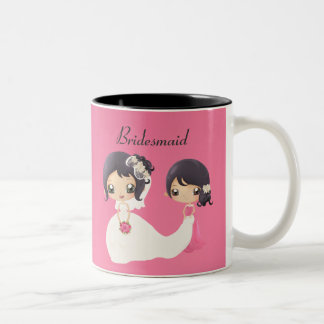 Bride and Maid of Honour Two-Tone Coffee Mug