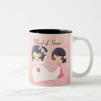 Bride and Maid of Honour Two-Tone Coffee Mug