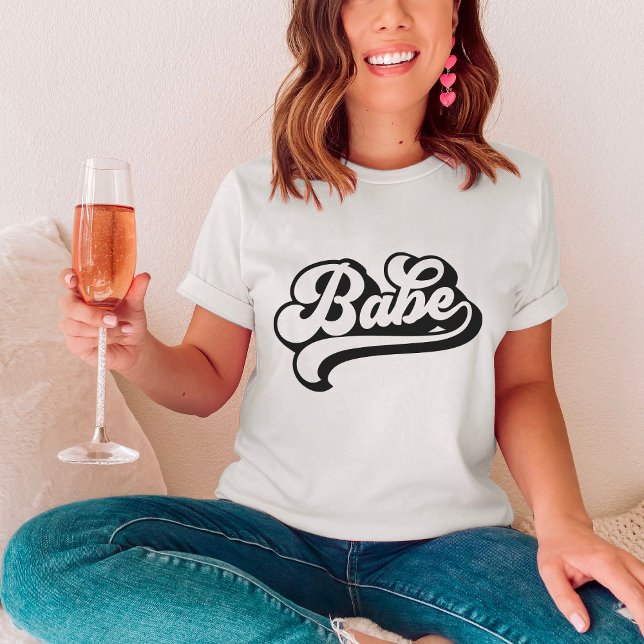 Bride Babe Custom Name T-Shirt Bachelorette Tee (Creator Uploaded)