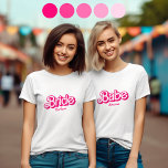 Bride Babe Tribe T-Shirt Bachelorette Retro Tee<br><div class="desc">Bride Babe T-Shirt Bachelorette Barb Bride Tee
Vintage Bride To Be Bride's Maid BrideTribe</div>