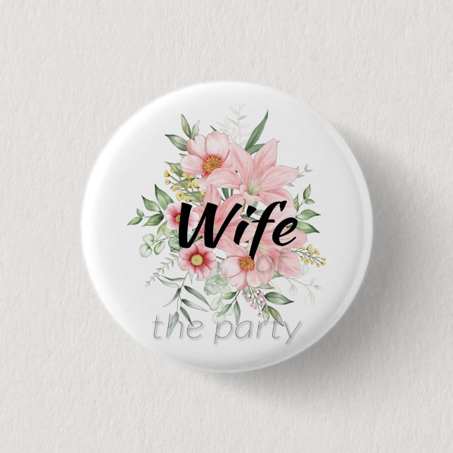 Bride Bachelorette Party  3 Cm Round Badge (Front)