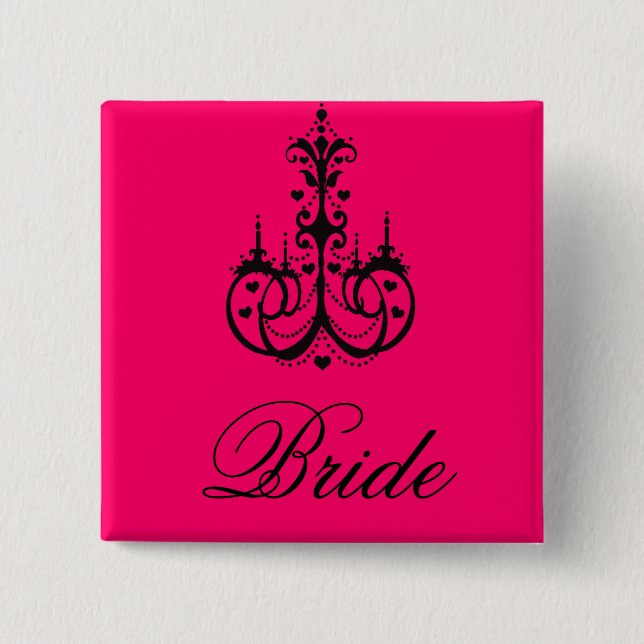 Bride Bachelorette Party Button (Front)