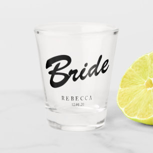 Bride Bachelorette Party Personalised Shot Glass
