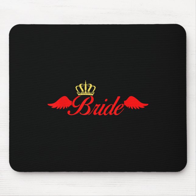 Bride Bachelorette Party Wedding Hen Night Maid Of Mouse Mat (Front)