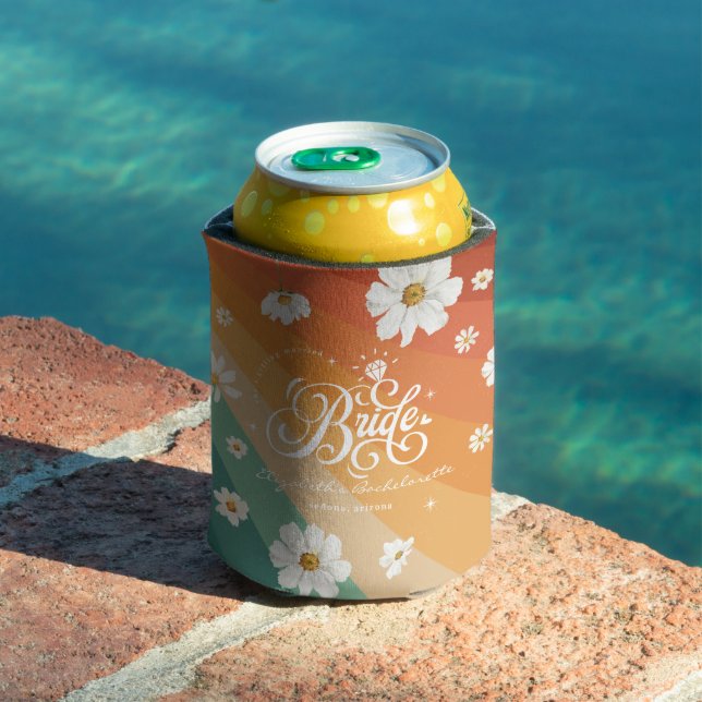 Bride | Bachelorette Weekend Party Personalised Can Cooler (In Situ Pool)