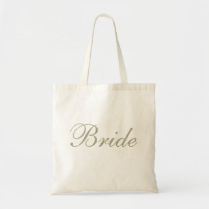 Bride Bag-Diamond Pattern with Gold Stroke Tote Bag