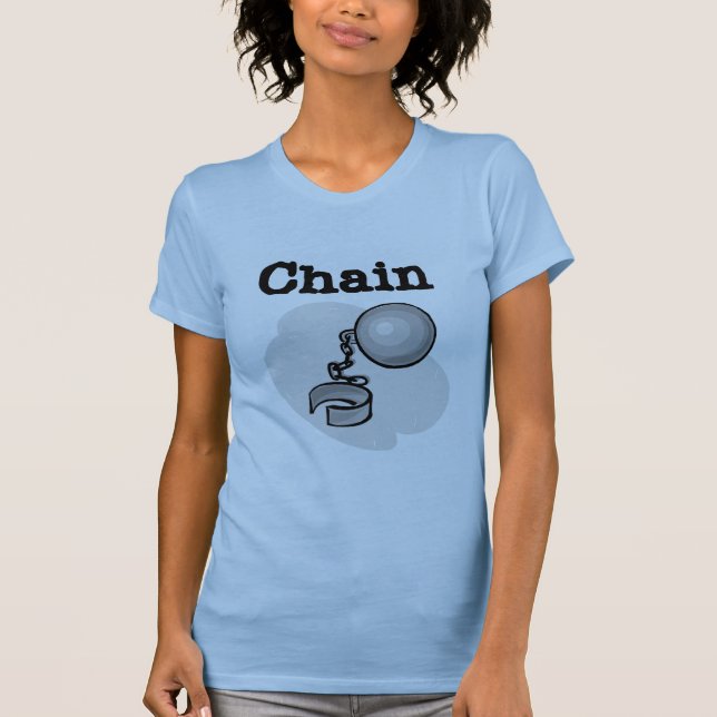 Bride Ball and Chain Tshirts and Gifts (Front)
