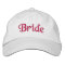 Bride baseball hat