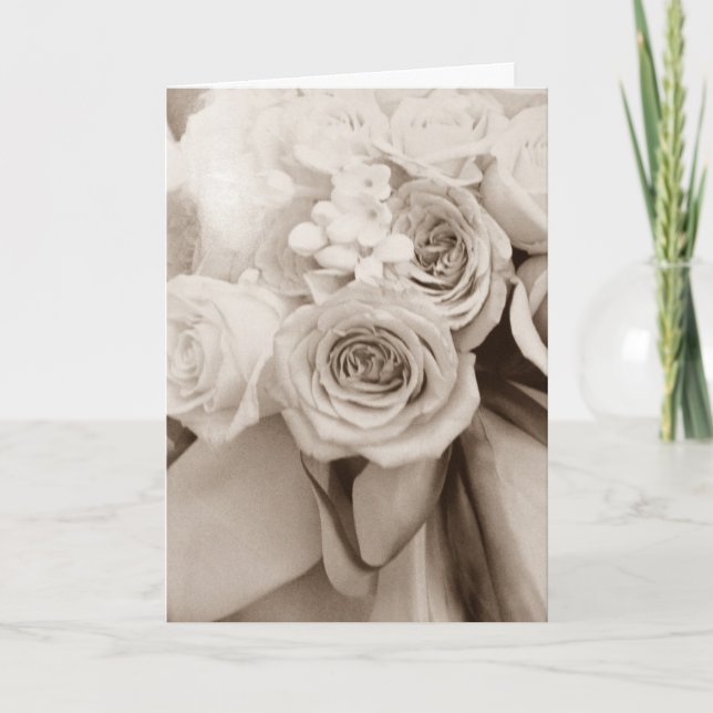 BRIDE, BEST FRIEND AND MY "TWIN" ON WEDDING DAY CARD (Front)