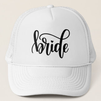 Bride Black Script  Trucker Hat