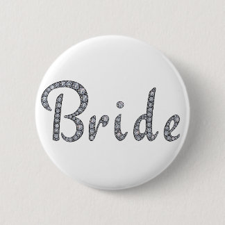 Bride bling button
