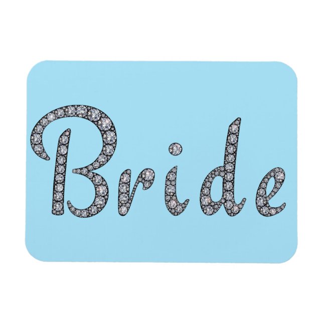 Bride bling magnet (Horizontal)