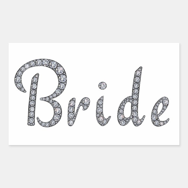 Bride bling sticker (Front)