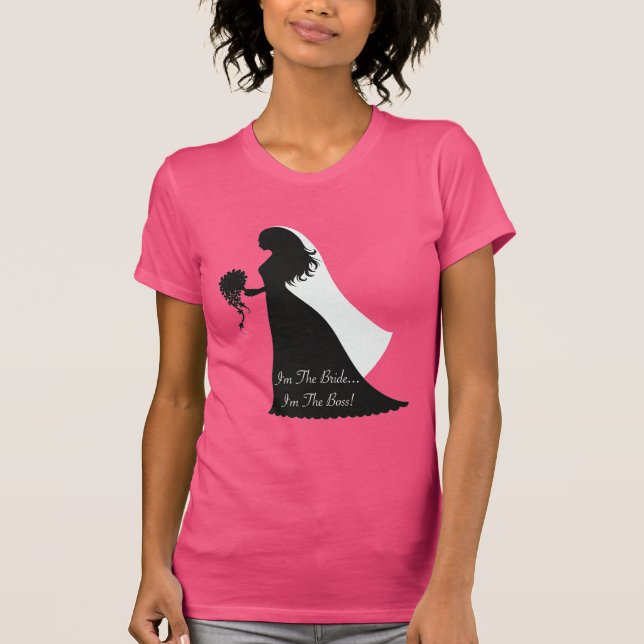 Bride Boss Silhouette T-Shirt (Front)