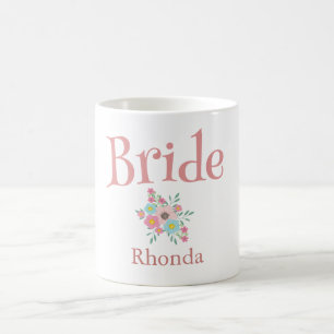 Bride Bouquet of Flowers Coffee Mug