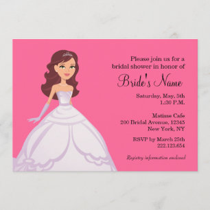 Bride Bridal Shower Invitation