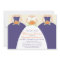 Bride & Bridesmaids Bridal Luncheon Invite: purple