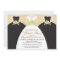 Bride & Bridesmaids Bridal Shower Invite (black)