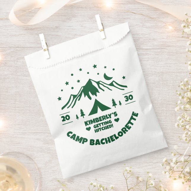 Bride Camp Bachelorette Party Favour Bags (Clipped)