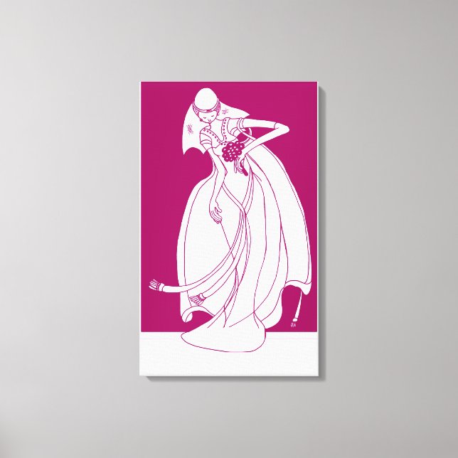 Bride Canvas Print (Front)