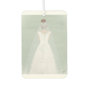 Bride card car air freshener
