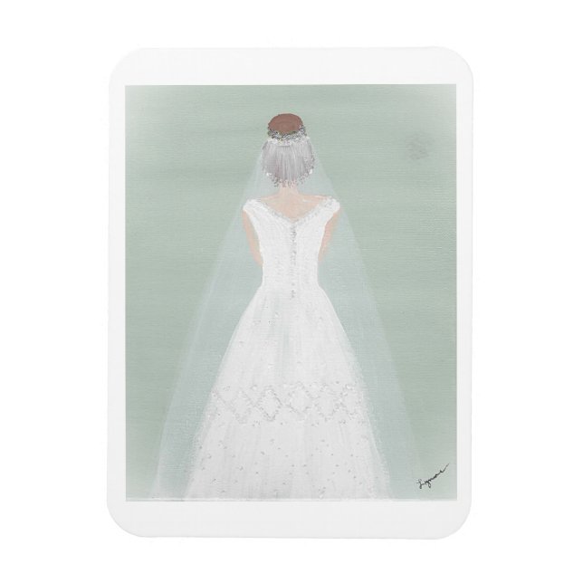 Bride card magnet (Vertical)