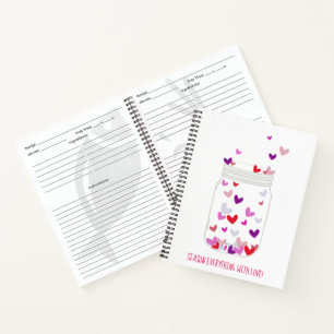 Bride & Co Bridal Shower Season With Love Recipe Notebook