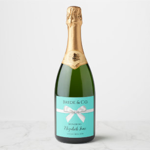 Bride & Co. Bridal Shower Wine Bottle Labels