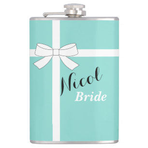 BRIDE & CO Bride To Be Bridal Party Wrapped Flask