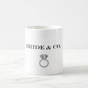 BRIDE & CO Diamond Ring Celebration Party Coffee Mug
