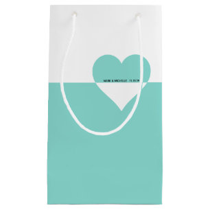 Bride & Co Forever You & Me Wedding Shower Party Small Gift Bag