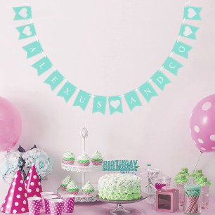 BRIDE & CO Personalise Birthday Bridal Party Bunting