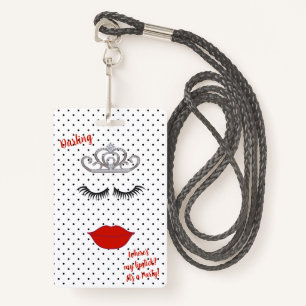 BRIDE & CO Tiara Party Entry VIP Pass Party ID Badge