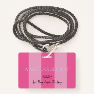 BRIDE & CO VIP Bachelorette Shower Entry Party ID Badge