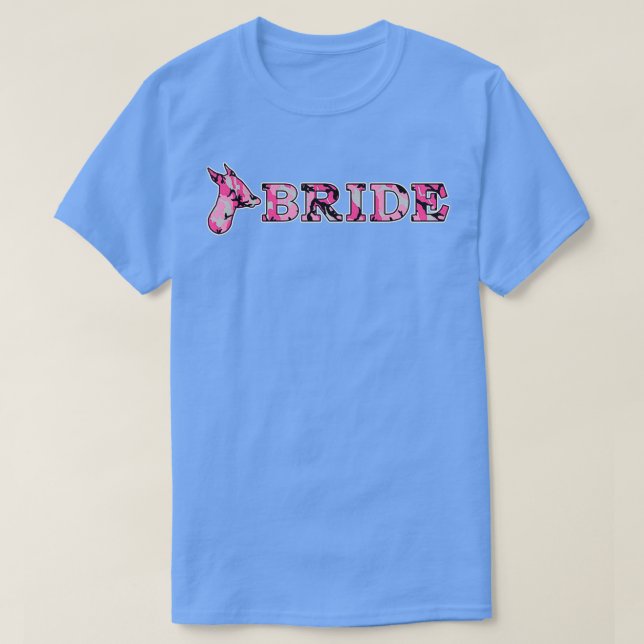 Bride Country Wedding Doe T-Shirt (Design Front)