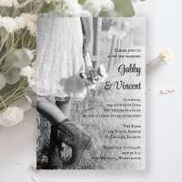 Bride, Cowboy Boots and Sunflowers Western Wedding