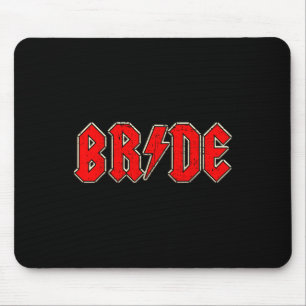Bride Crew Rock Roll Gothic Halloween Party Gift F Mouse Mat