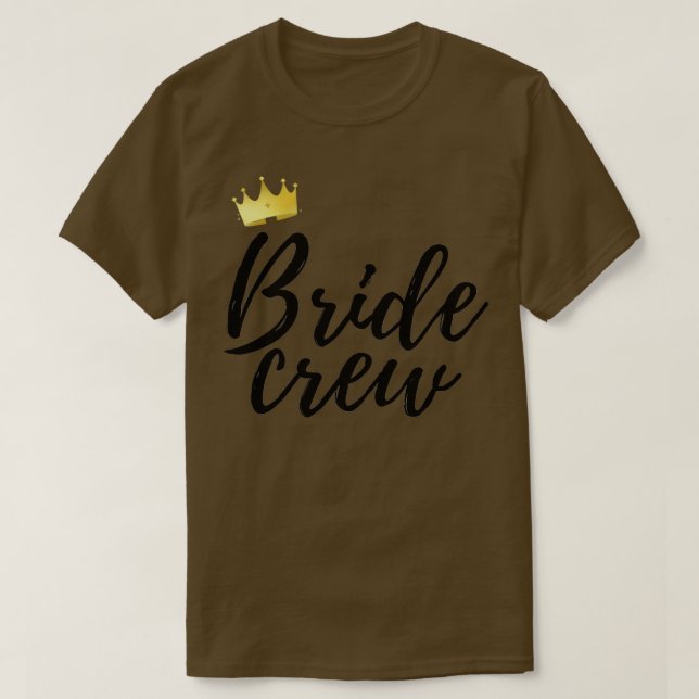 Bride Crew T-Shirt (Design Front)