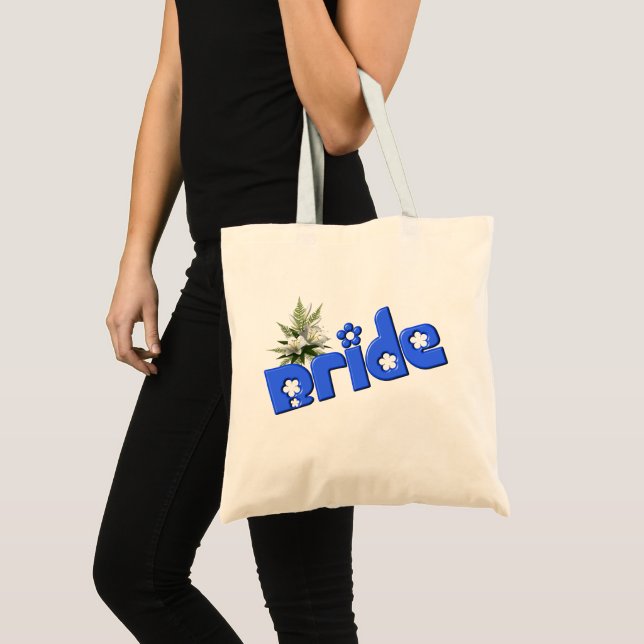 Bride Cute Wedding Bridal Party Tote Bag (Front (Product))