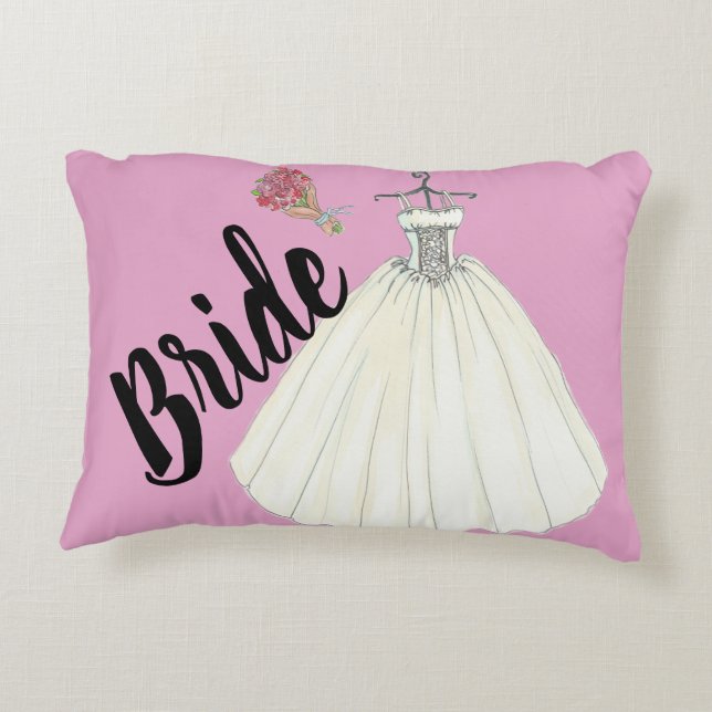 Bride Decorative Cushion (Back)