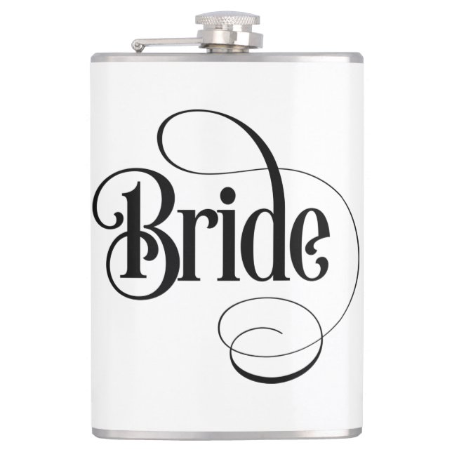 Bride (design 2) Flask (Front)