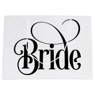 Bride (design 3)  large gift bag