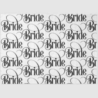 Bride (design 3)  tissue paper
