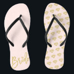 Bride Diamonds Bridal Party Wedding Flip Flops<br><div class="desc">Designed by fat*fa*tin. Easy to customise with your own text,  photo or image. For custom requests,  please contact fat*fa*tin directly. Custom charges apply.

www.zazzle.com/fat_fa_tin
www.zazzle.com/color_therapy
www.zazzle.com/fatfatin_blue_knot
www.zazzle.com/fatfatin_red_knot
www.zazzle.com/fatfatin_mini_me
www.zazzle.com/fatfatin_box
www.zazzle.com/fatfatin_design
www.zazzle.com/fatfatin_ink</div>