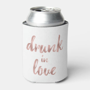 Bride drunk in love bachelorette party can cooler