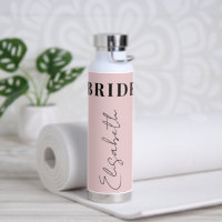 Bride elegant typography name script personalised